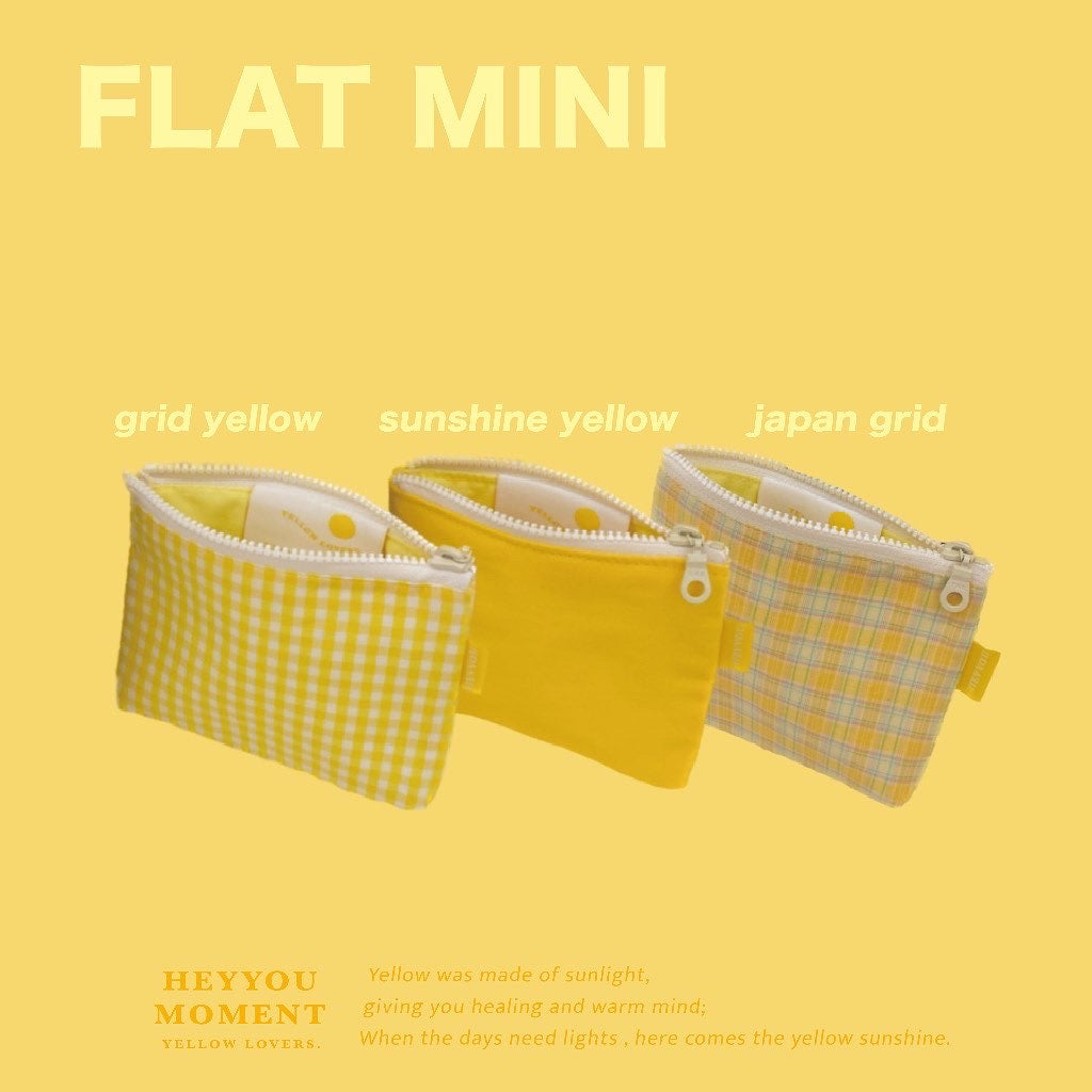 Flat Mini 拉鍊零錢包