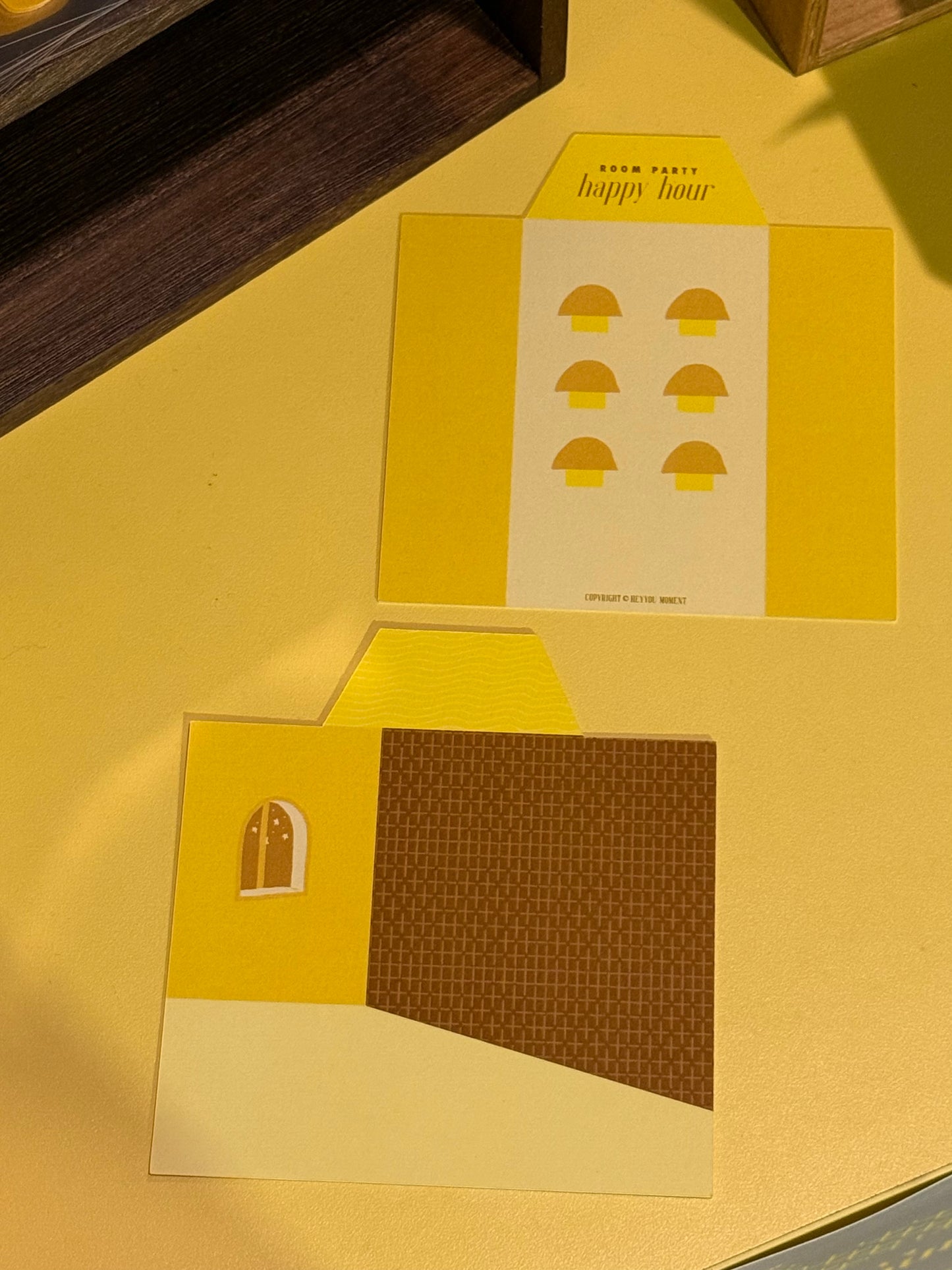 房子插畫造型卡片(10坪房)