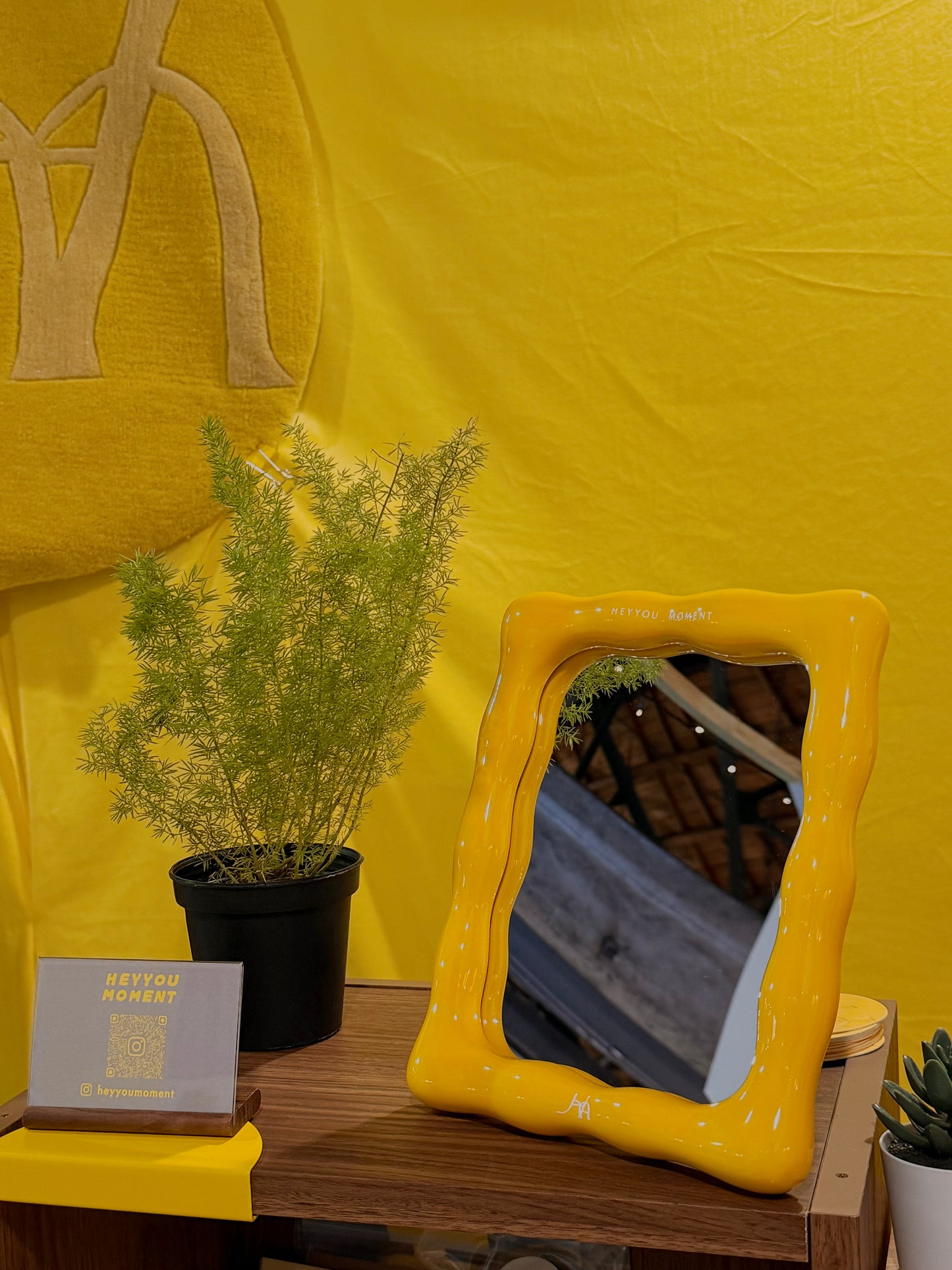 陶瓷雲朵裝飾鏡