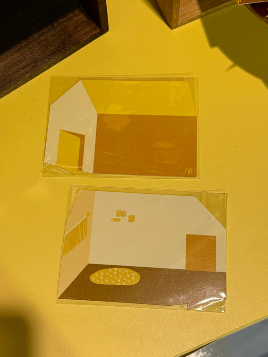 房子插畫造型卡片(5坪房)