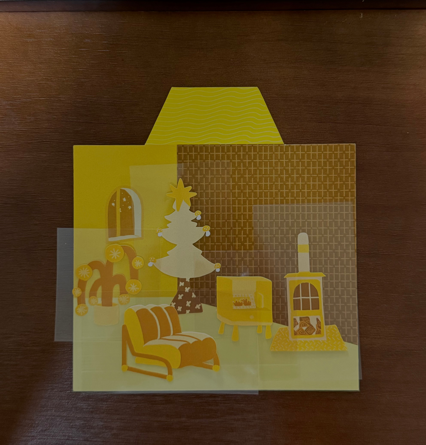 房子插畫造型卡片(10坪房)