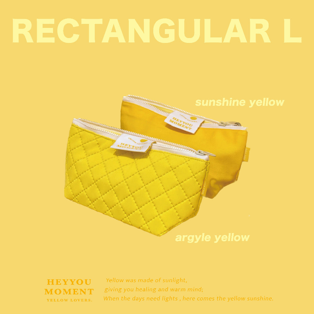 Rectangular L 拉鍊筆袋、化妝包