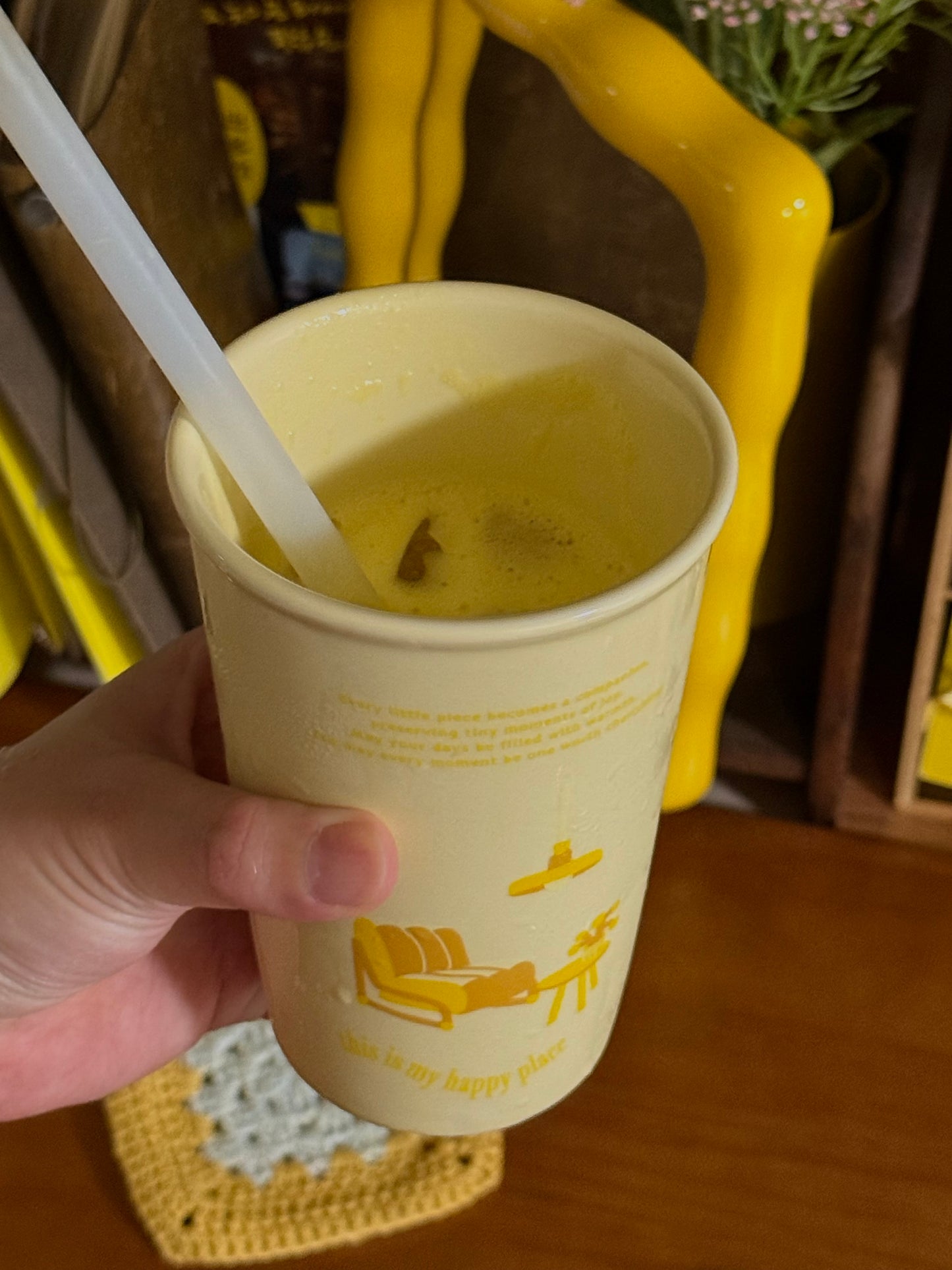 日常浪漫奶油咖啡杯