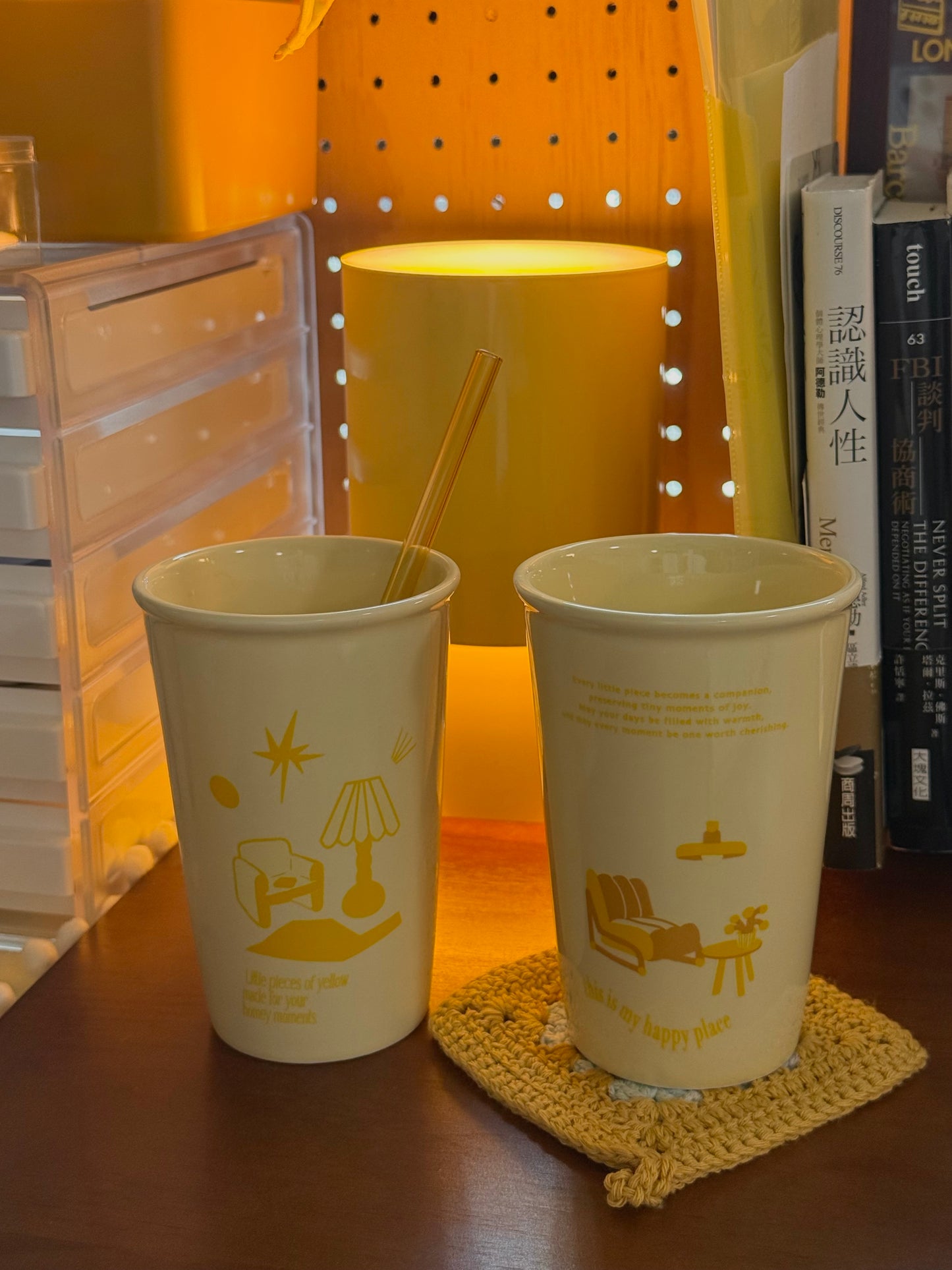 日常浪漫奶油咖啡杯