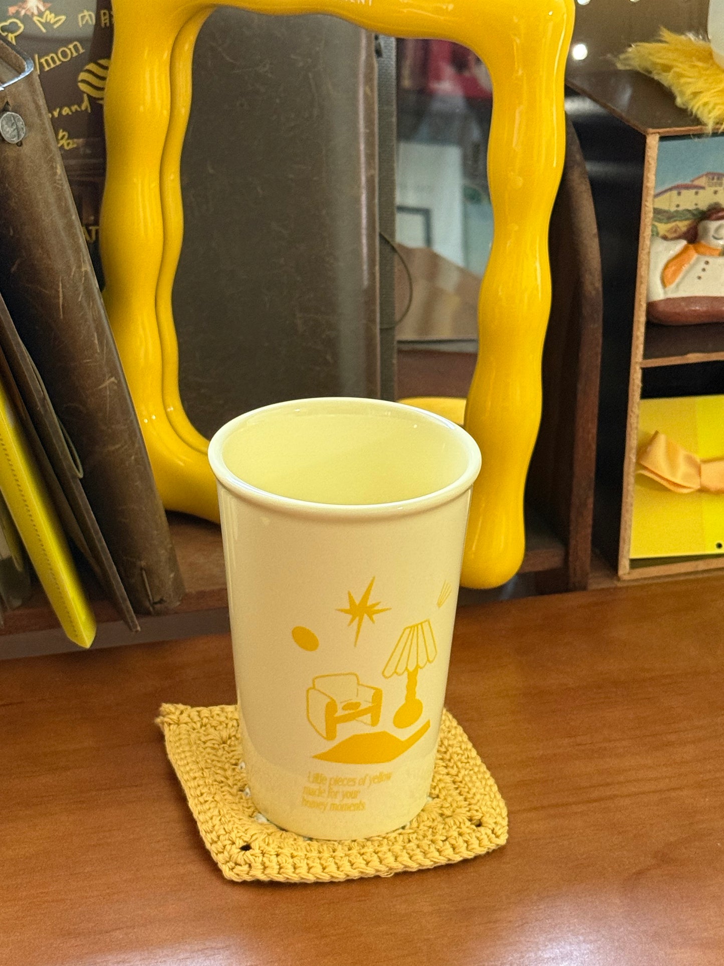 日常浪漫奶油咖啡杯