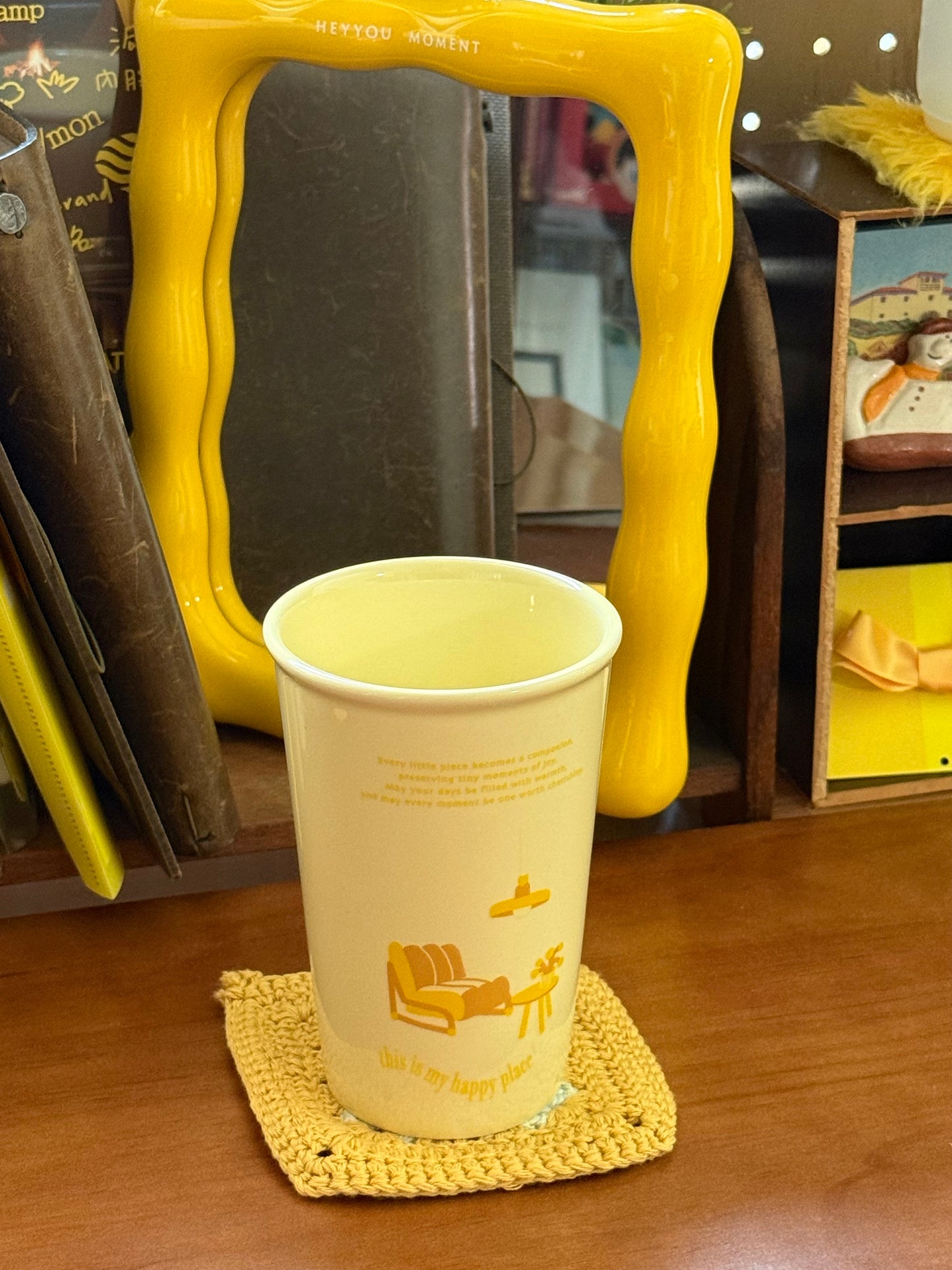 日常浪漫奶油咖啡杯