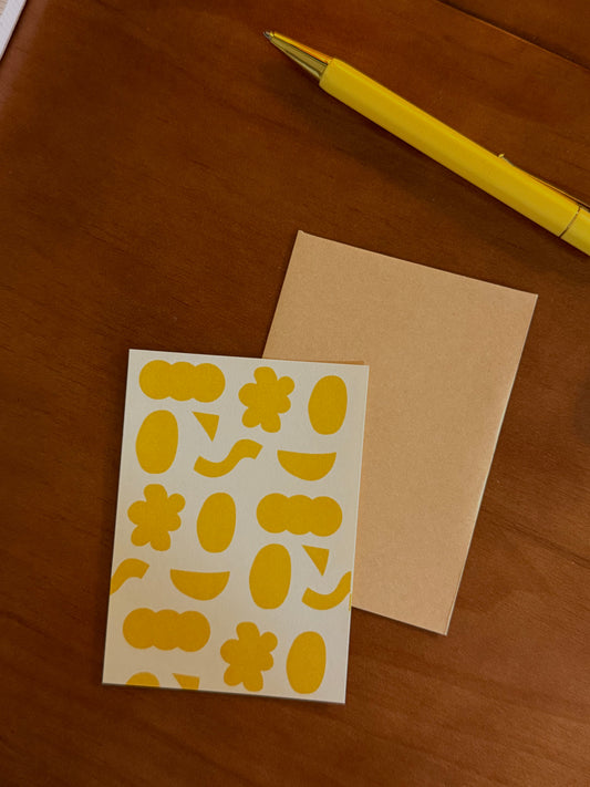 插畫 小卡信封組